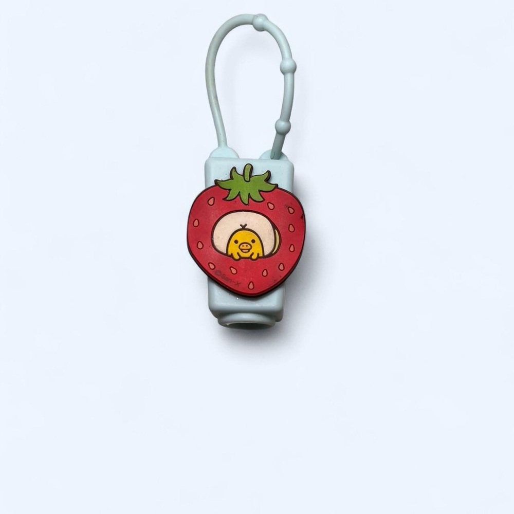 Strawberry Design Kids Hand Sanitizer Holder - Red